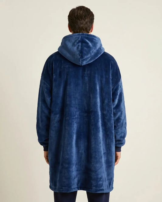 Buzo Manta Corderito - Azul