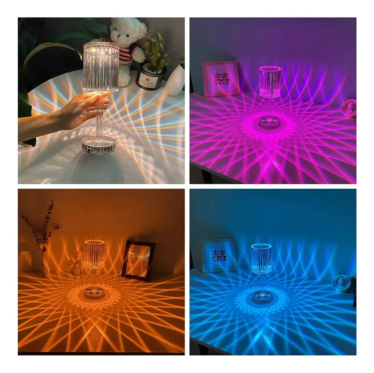 Lámpara LED RGB Táctil