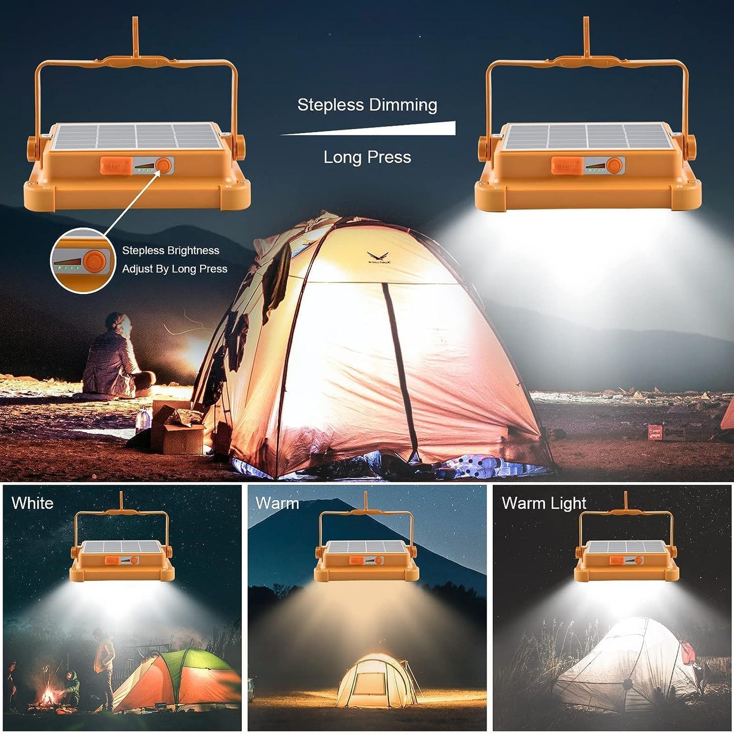 Foco Solar LED 200W