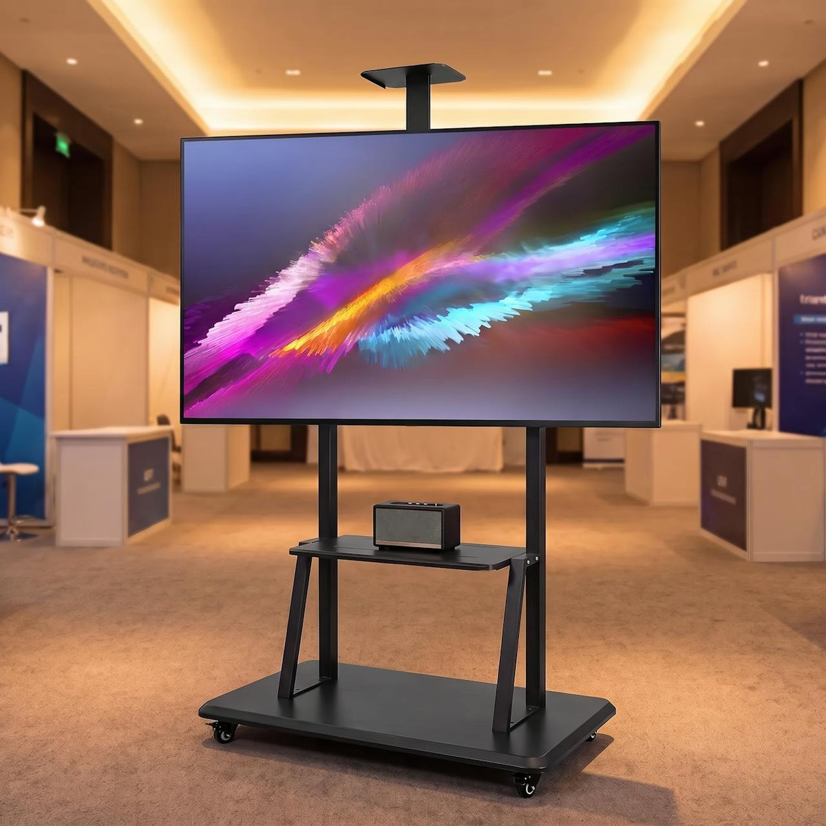 Soporte de pie para TV de 32 a 70 pulgadas con ruedas