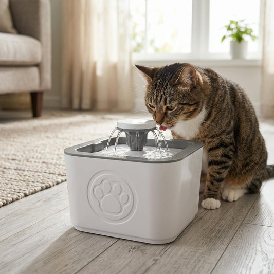 Fuente de agua para mascotas