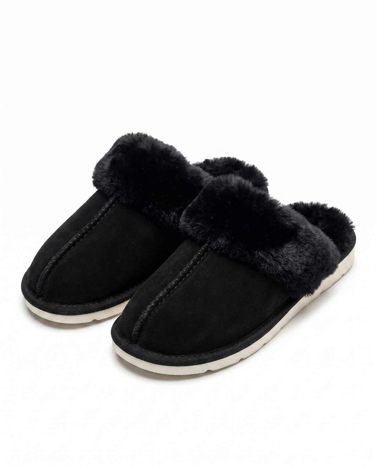 Pantuflas corderito - NEGRO