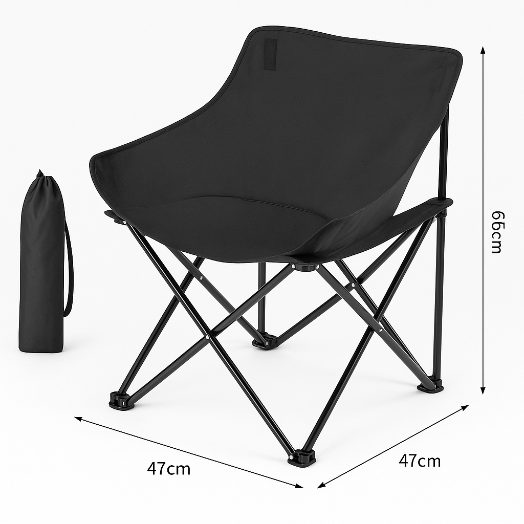 Silla Plegable Reforzada con Funda