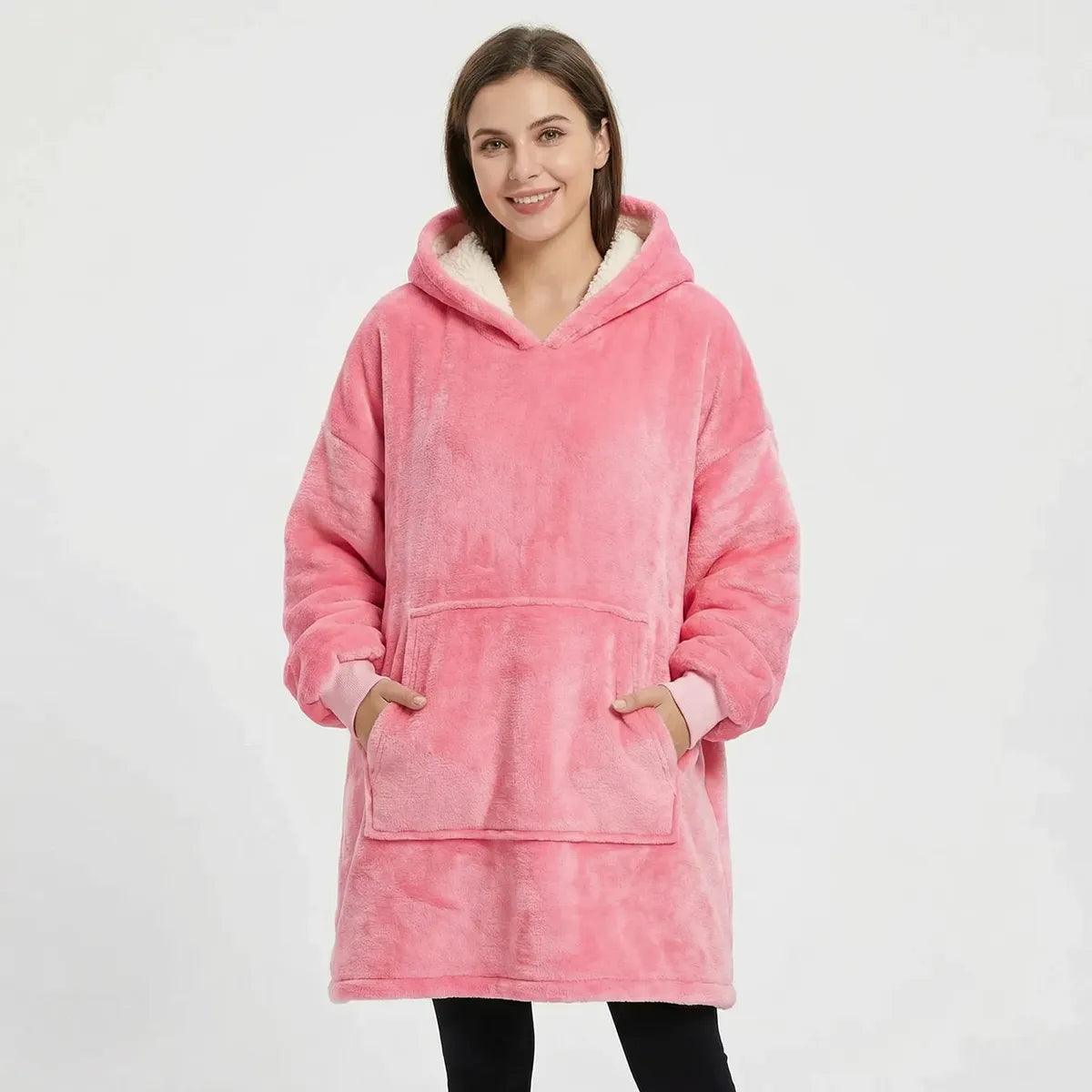 Buzo Manta Corderito - Rosa Oscuro
