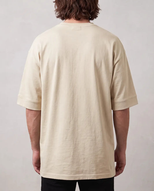 Remera Oversize Premium - Beige
