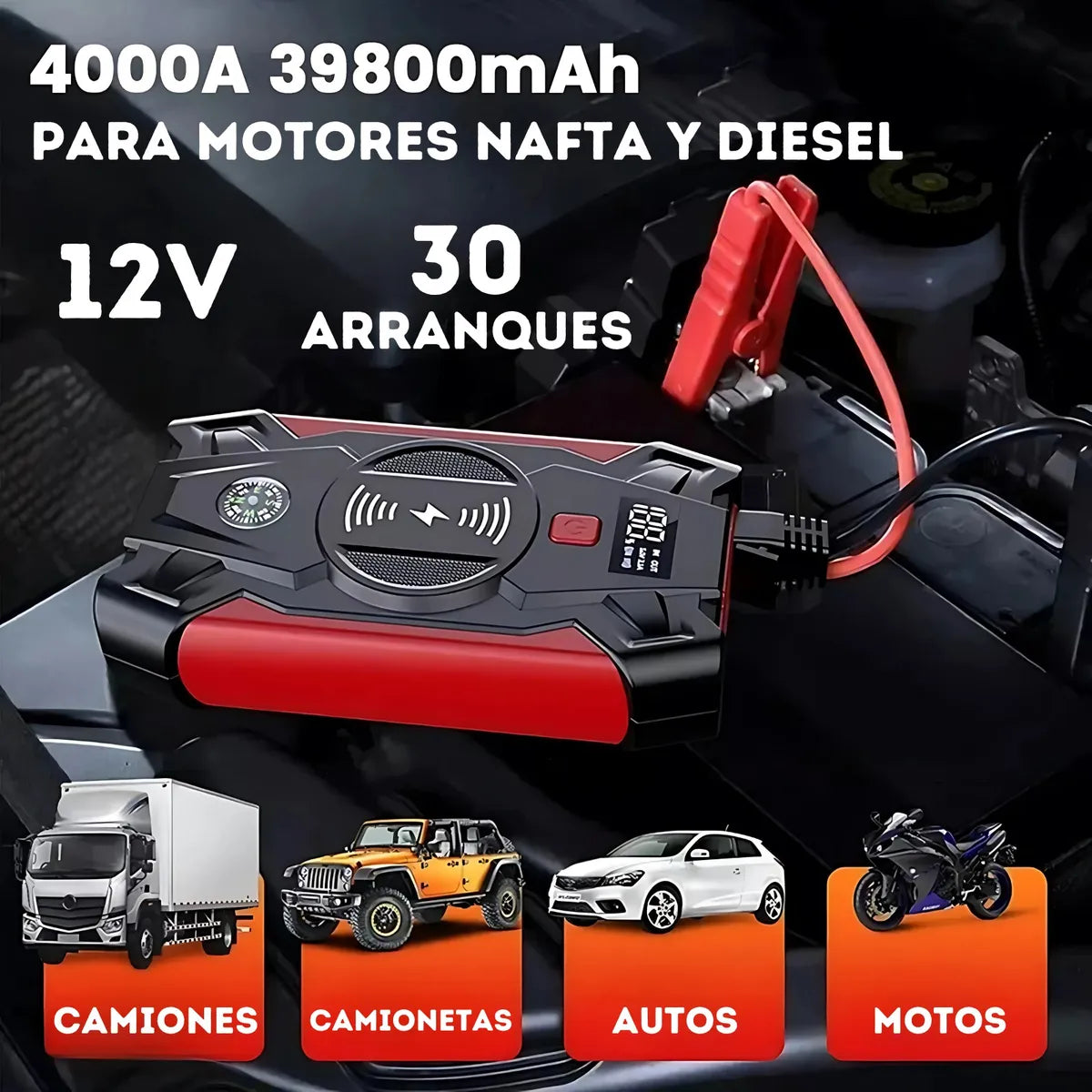 Arrancador Multifunción Portátil