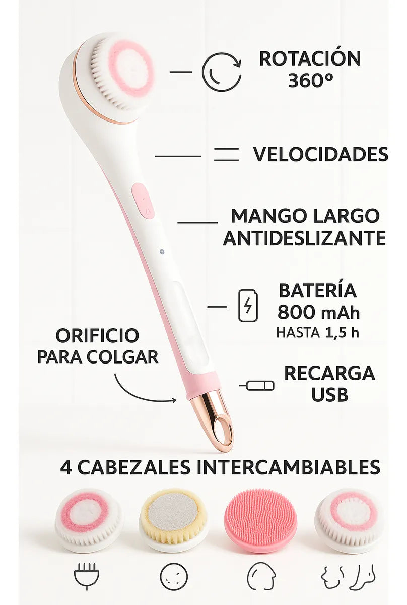 Cepillo de Ducha Masajeador