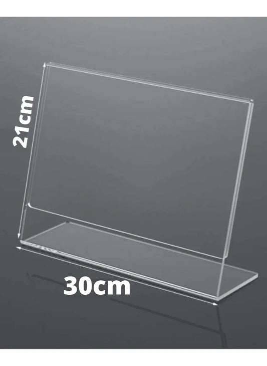 Exhibidor Acrílico A4 Horizontal