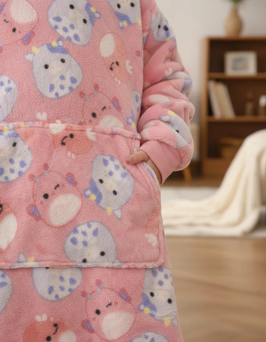 Buzo manta infantil - ROSA