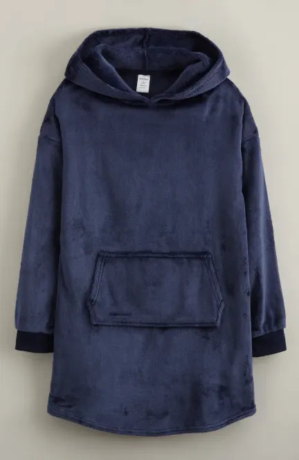Buzo manta infantil - Azul liso