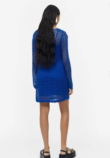 Vestido Tejido Azul
