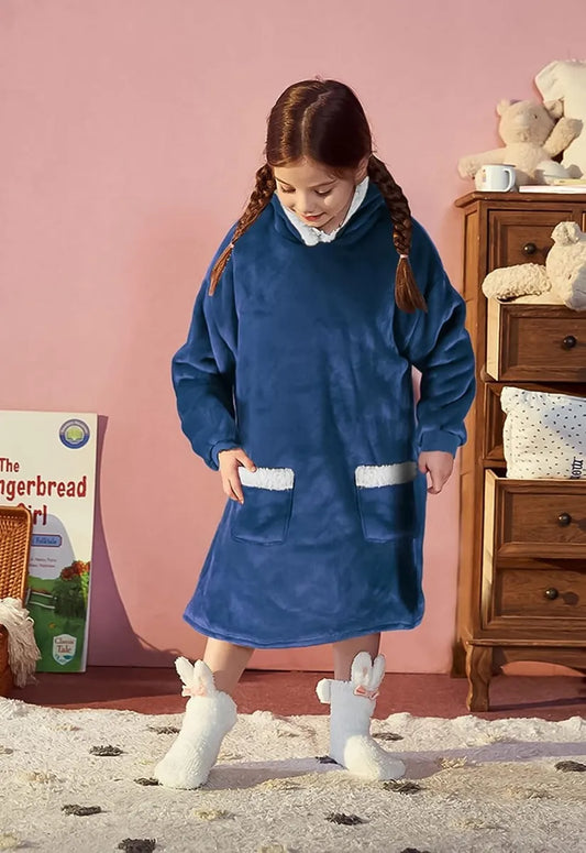 Buzo Manta Infantil - Azúl