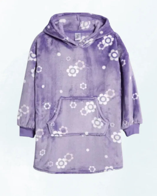 Buzo manta infantil - Lila floral