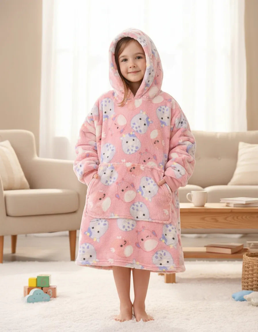 Buzo manta infantil - ROSA
