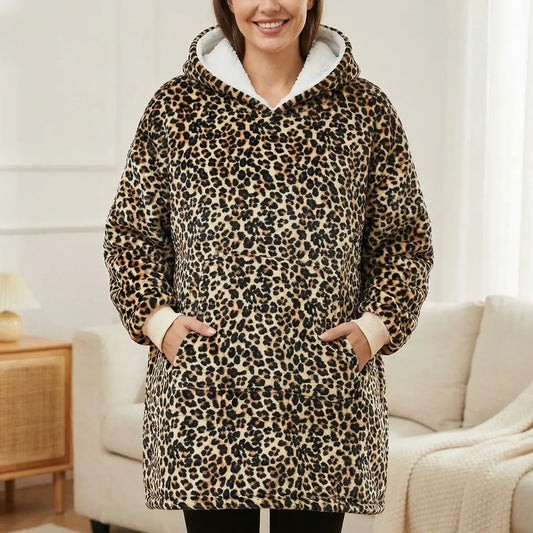 Buzo Manta Corderito - Animal Print