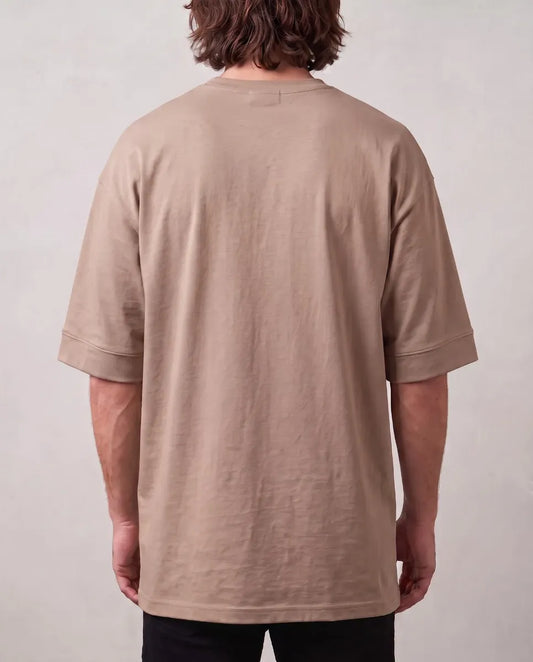 Remera Oversize Premium - Marrón Latte