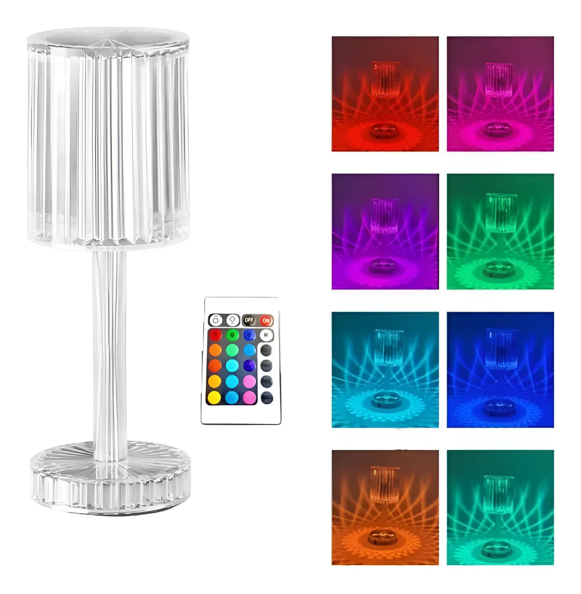 Lámpara LED RGB Táctil
