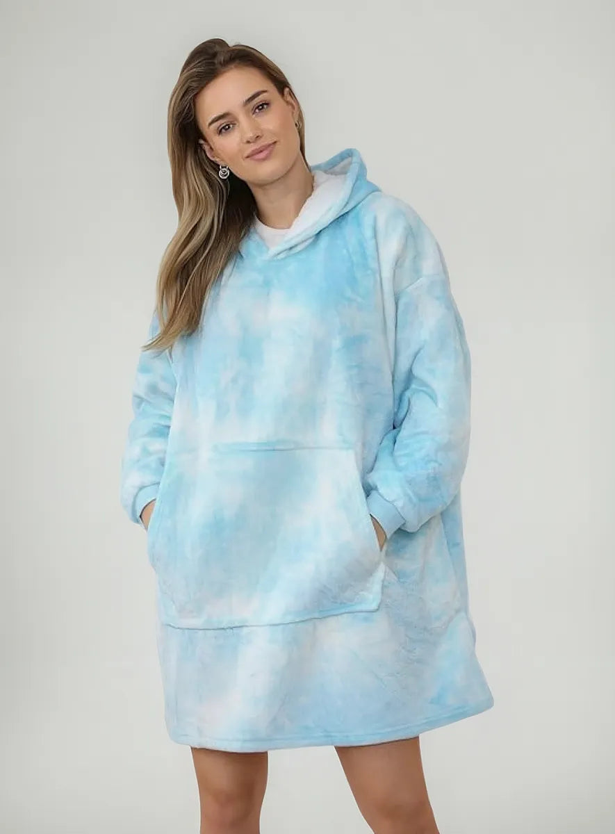 Buzo Manta - Celeste Tie-Dye