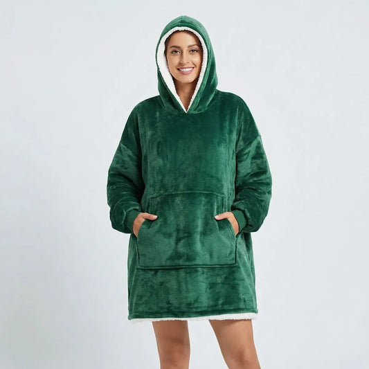 Buzo Manta Corderito - Verde