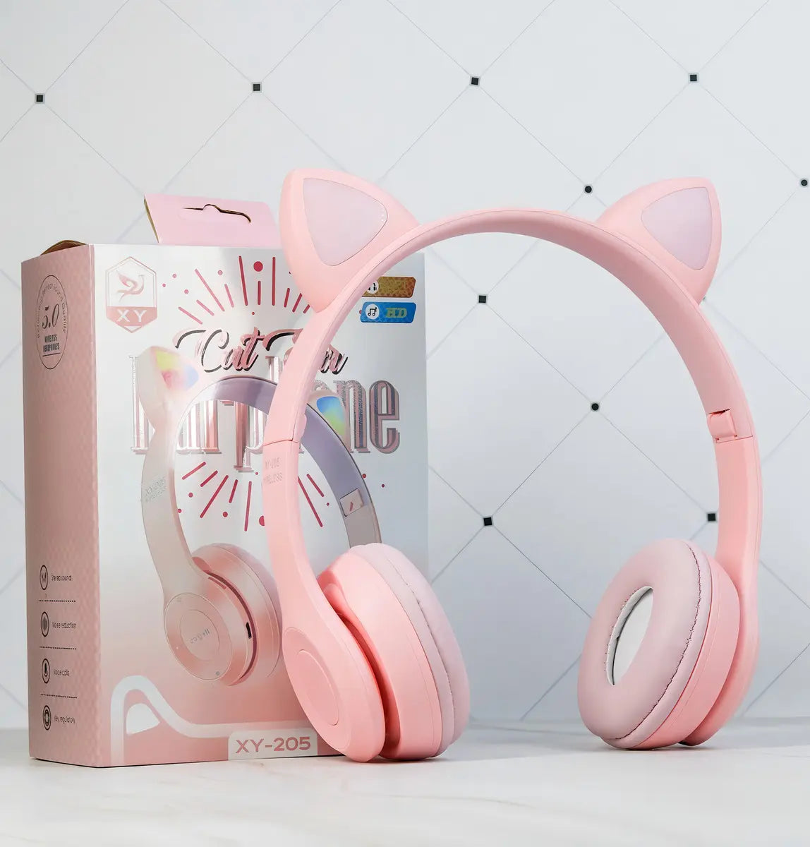 Auriculares Bluetooth - Rosa