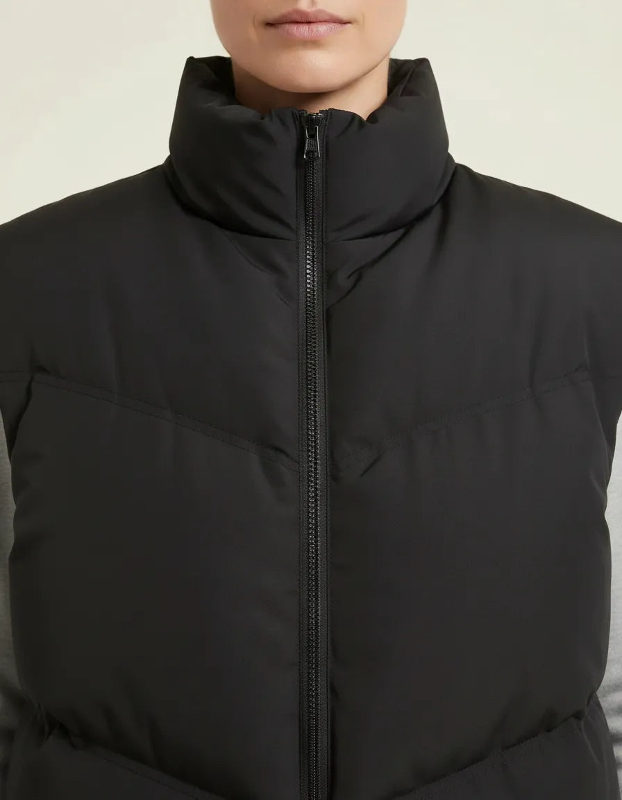 Chaleco Puffer Inflable Negro