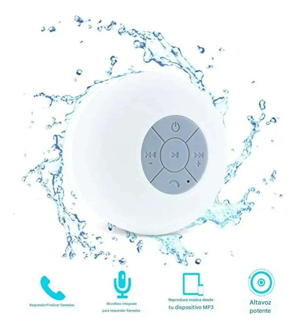 Parlante Bluetooth para Ducha