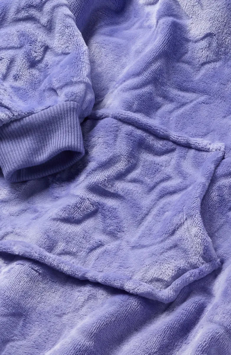 Buzo manta infantil - Lila estrellas