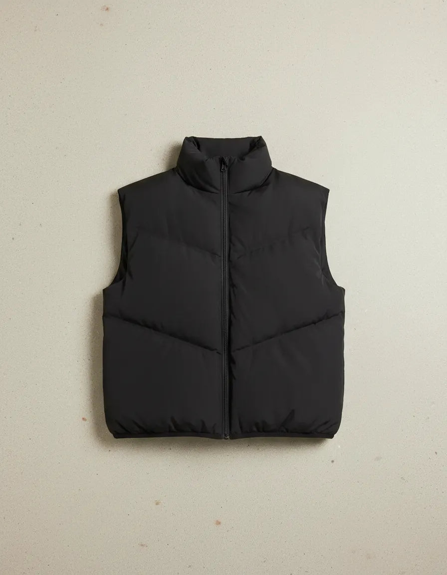 Chaleco Puffer Inflable Negro