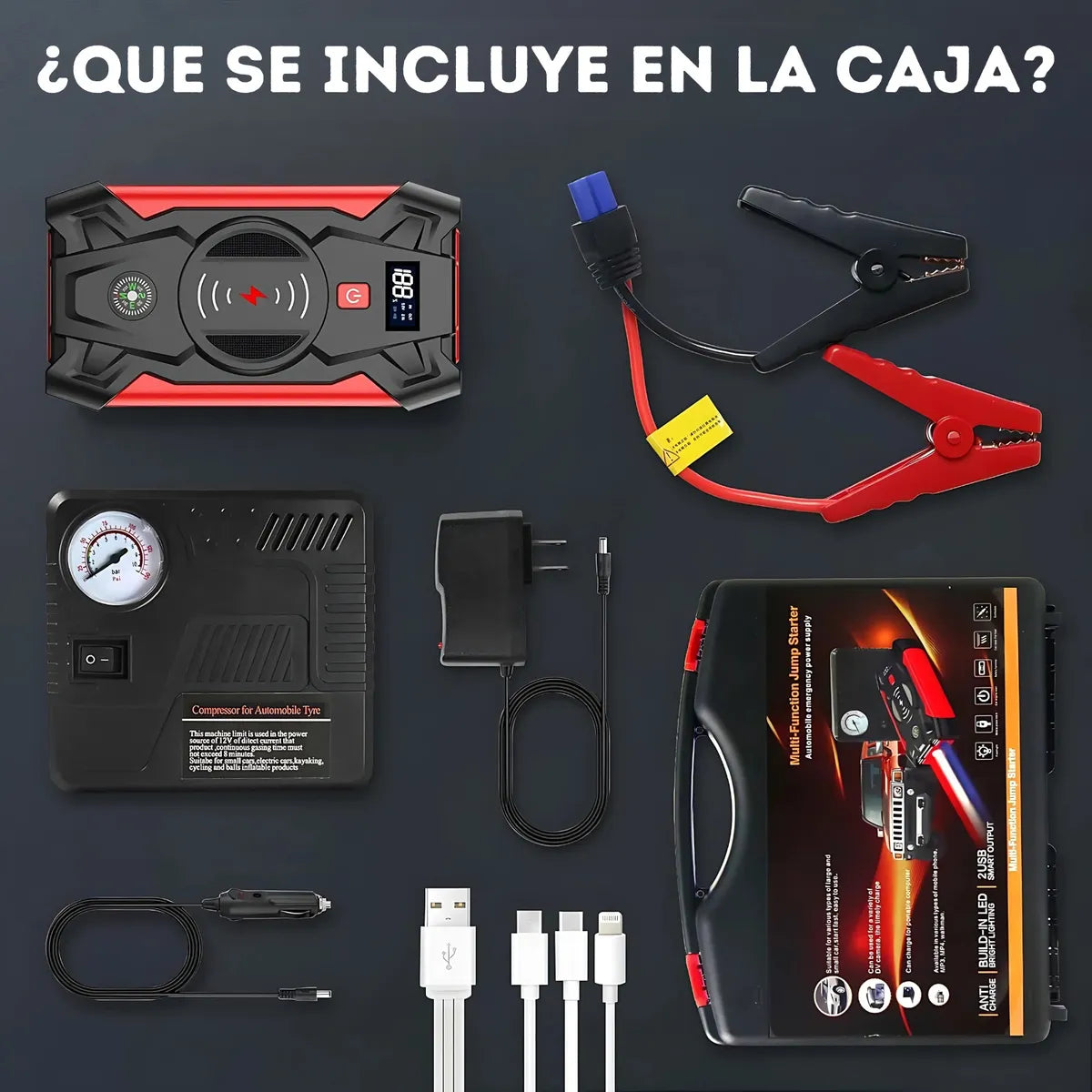 Arrancador Multifunción Portátil