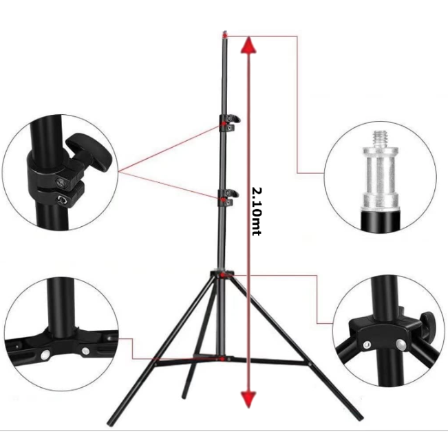 Aro Anillo Luz LED 54cm + Trípode