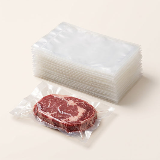 Pack de 10 bolsas para envasado al vacío de 15 x 25 cm