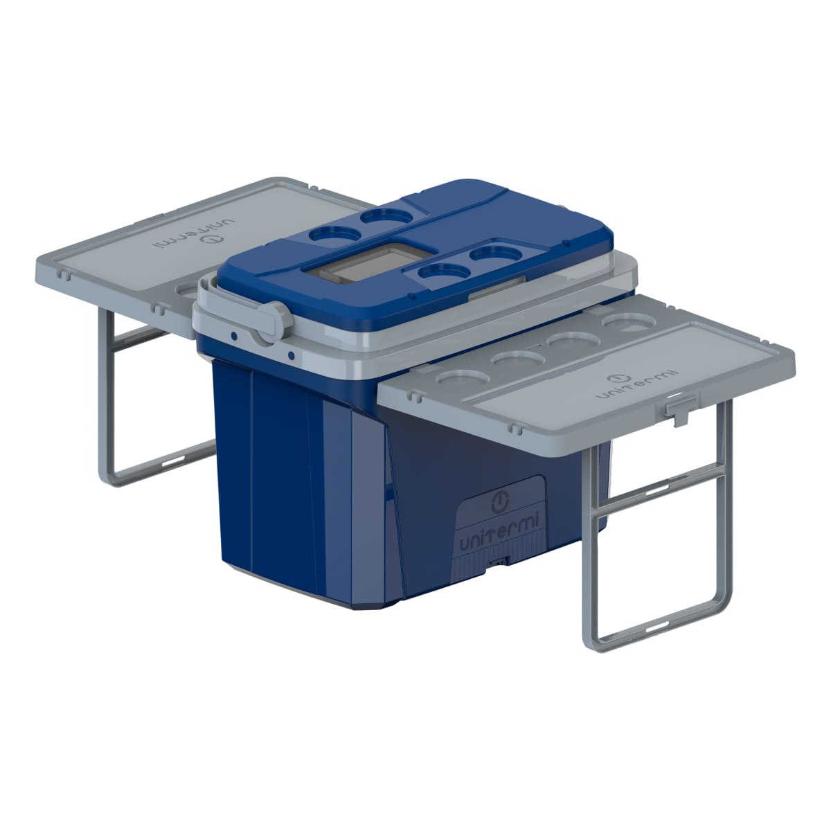 Conservadora Térmica Jurere 36 L con 2 Mesas Laterales color azul