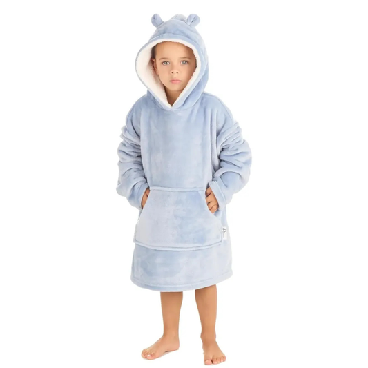 Buzo Plush Infantil - Celeste