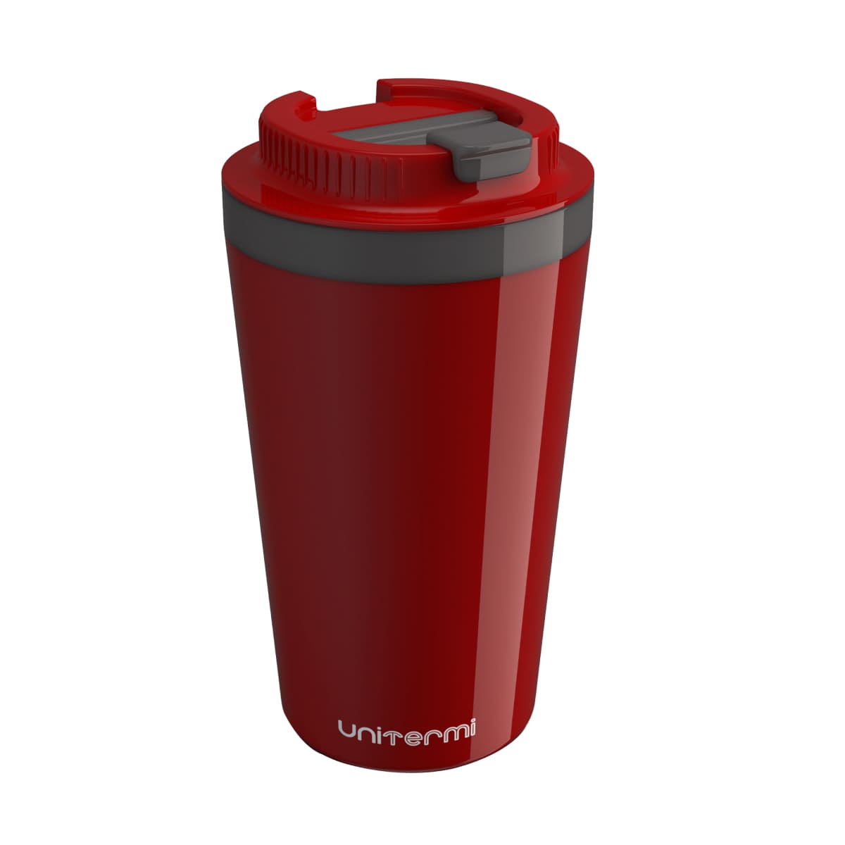 Vaso Térmico Minas 400 ml con Tapa color rojo