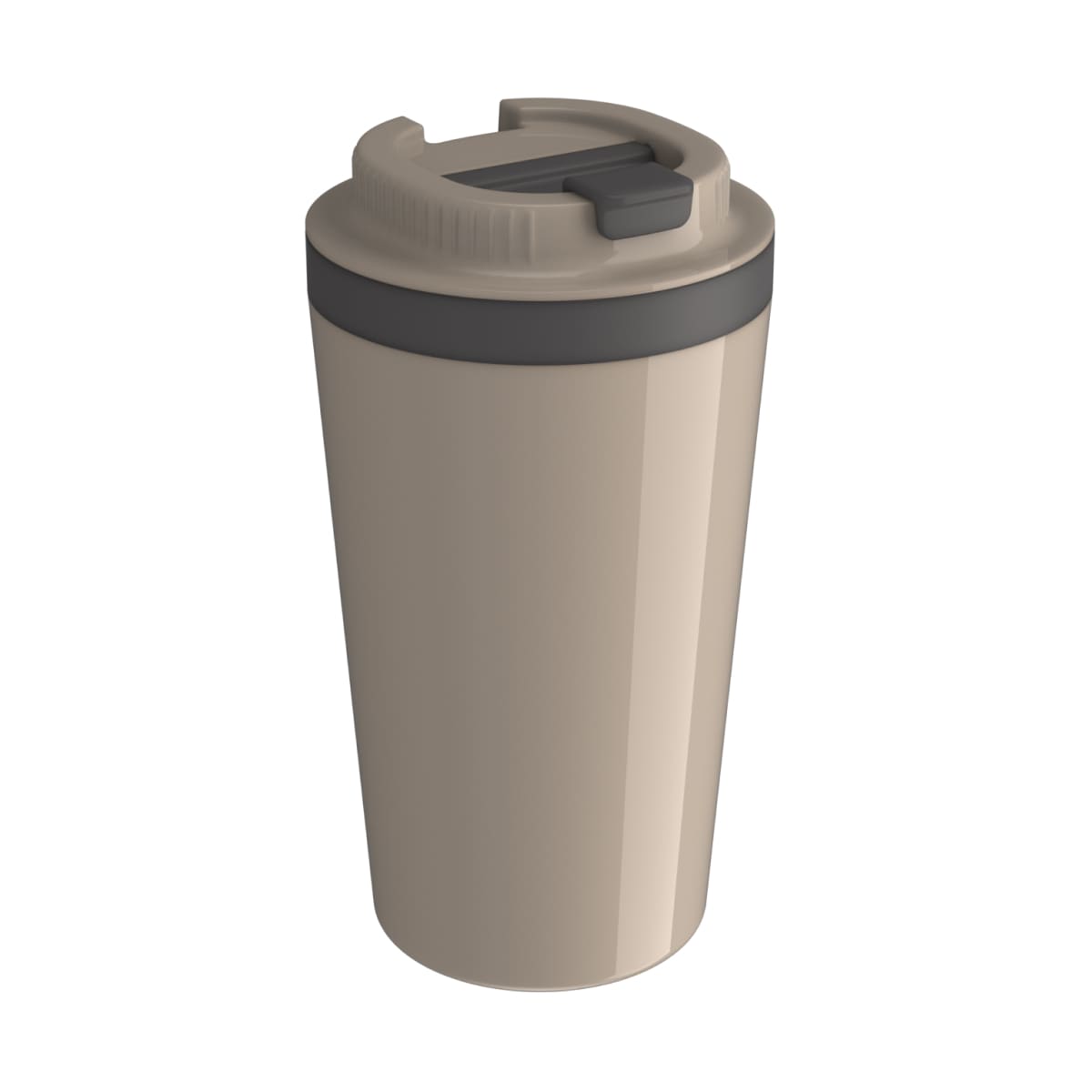 Vaso Térmico Minas 400 ml con Tapa color crema