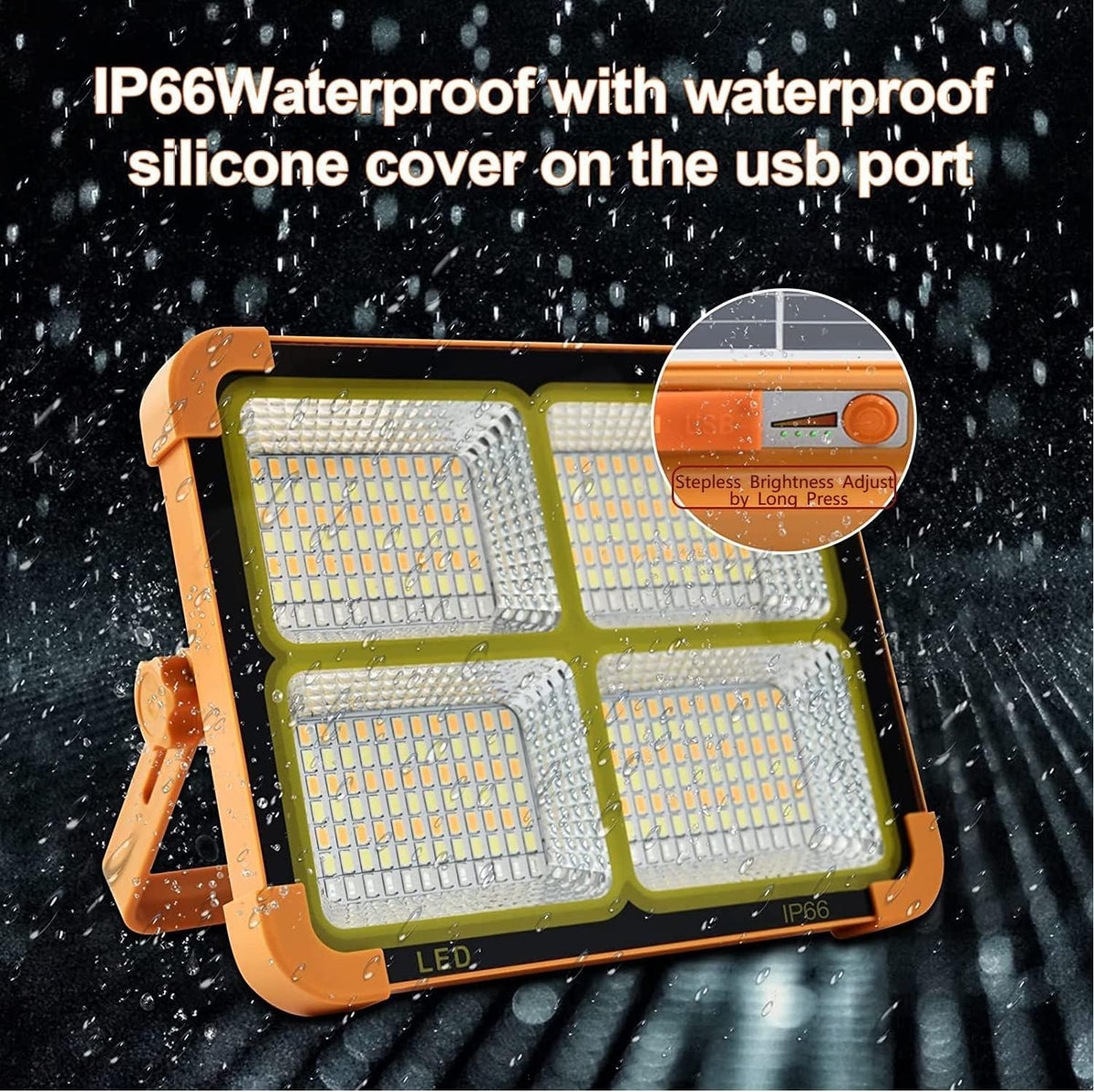 Foco Solar LED 200W