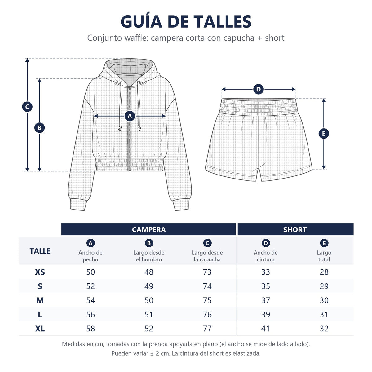Conjunto de Mujer Campera y Short