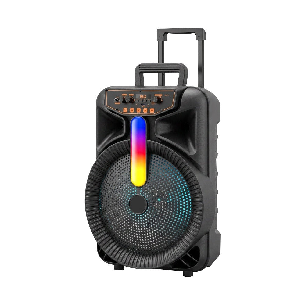 Parlante 12 pulgadas LED RGB con ruedas