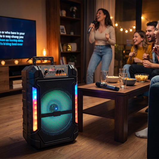 Parlante 12 pulgadas LED RGB Bluetooth