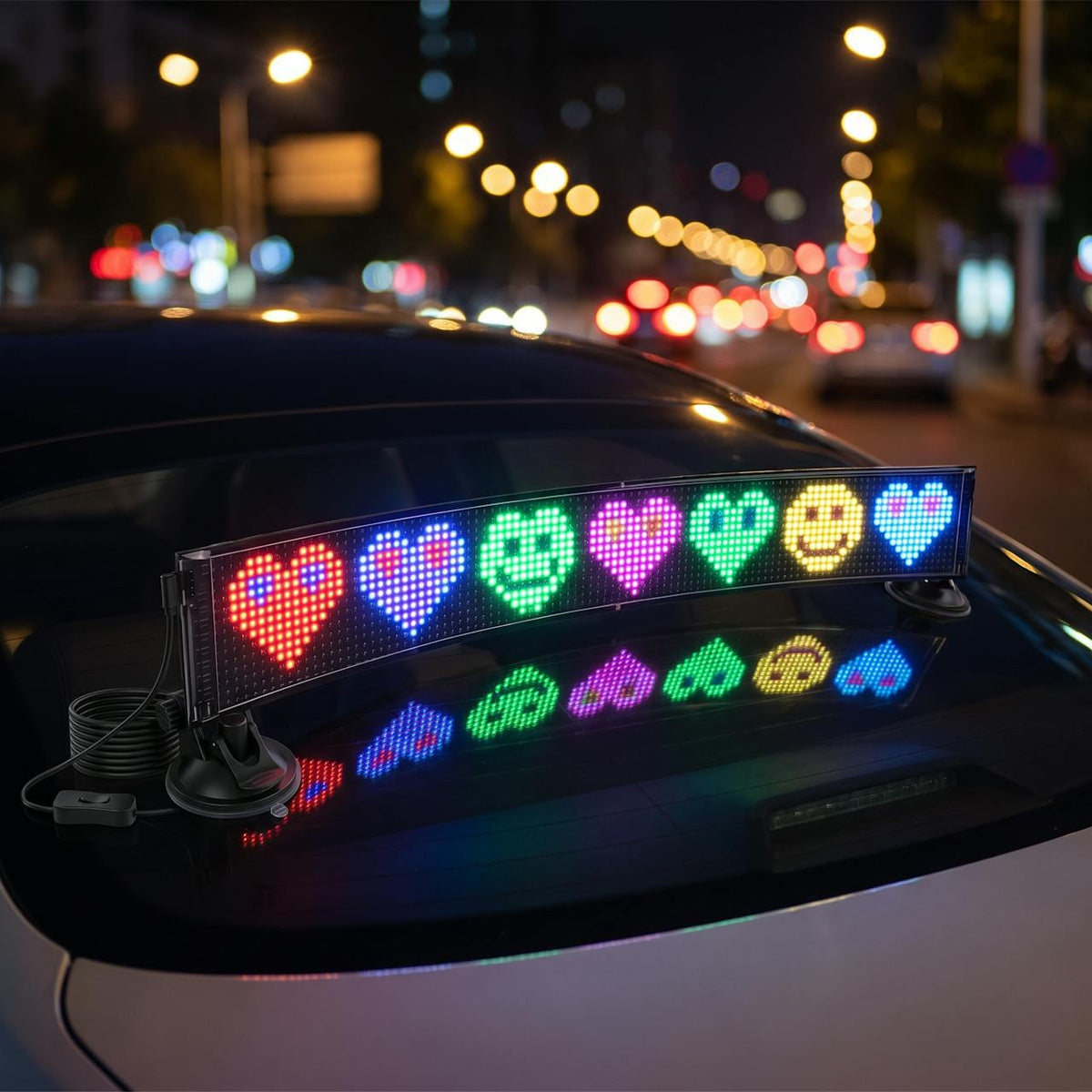 Letrero LED flexible Bluetooth 60 x 12 cm