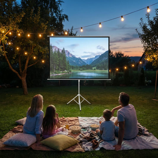 Pantalla de proyección 100 pulgadas con trípode