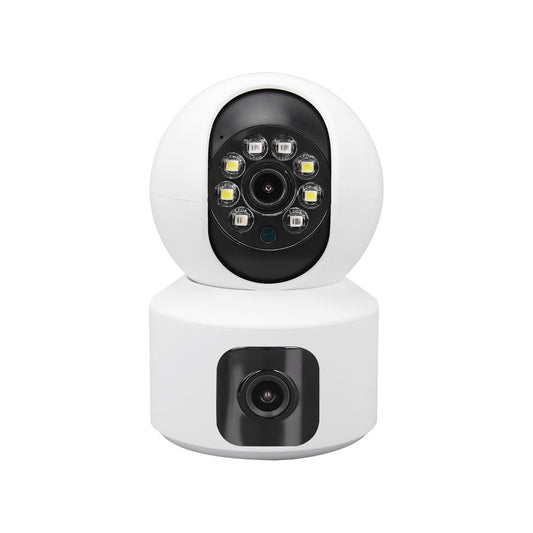 Cámara WiFi de interior con lente dual