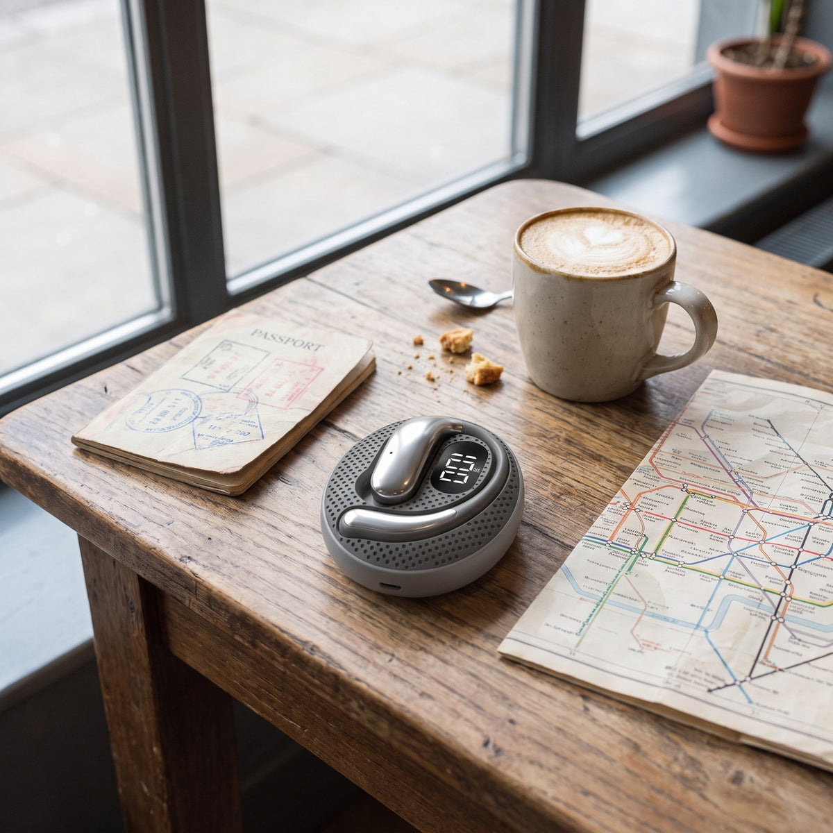 Auricular Bluetooth con traductor IA