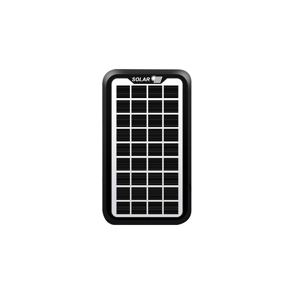 Ventilador recargable con panel solar 16 pulgadas
