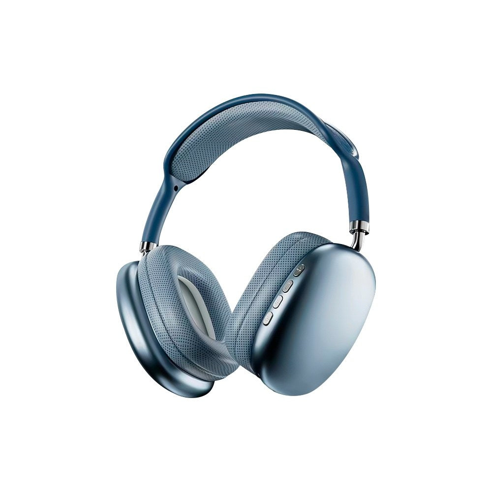 Auriculares bluetooth de vincha azul
