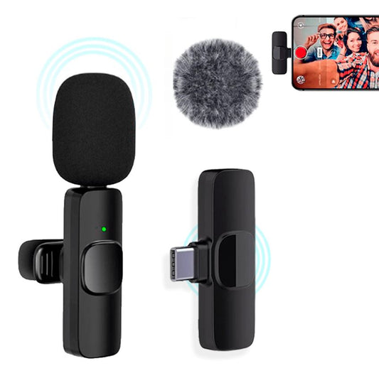 Micrófono Inalámbrico Solapero K8 para Celular Tipo-C