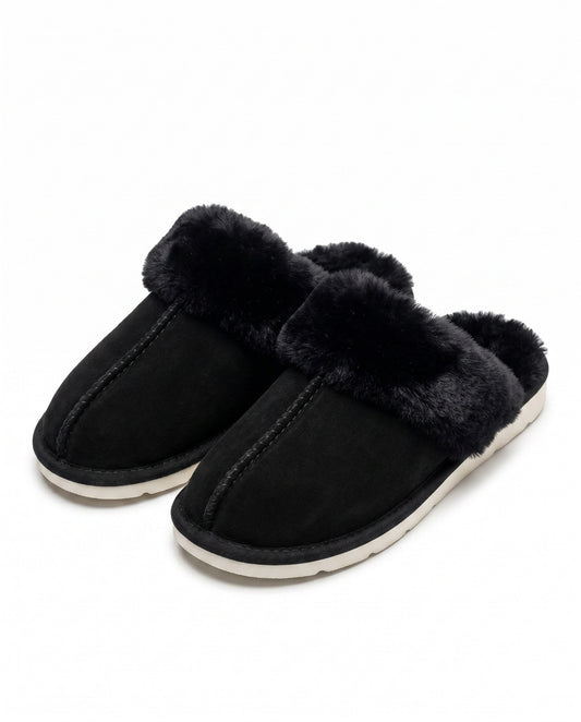 Pantuflas corderito - NEGRO