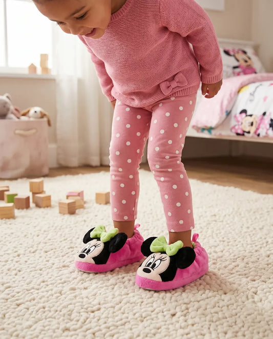 Pantuflas Minnie Mouse - Niña
