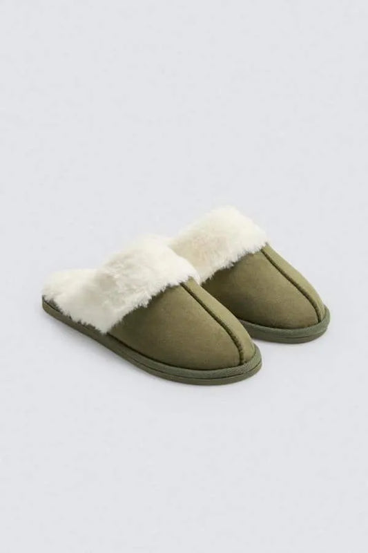 Pantuflas corderito - VERDE
