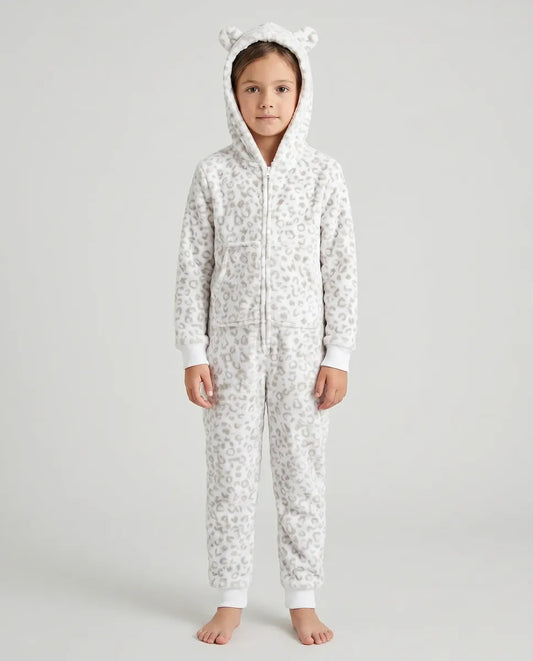 Pijama Enterito Niña - Animal Print